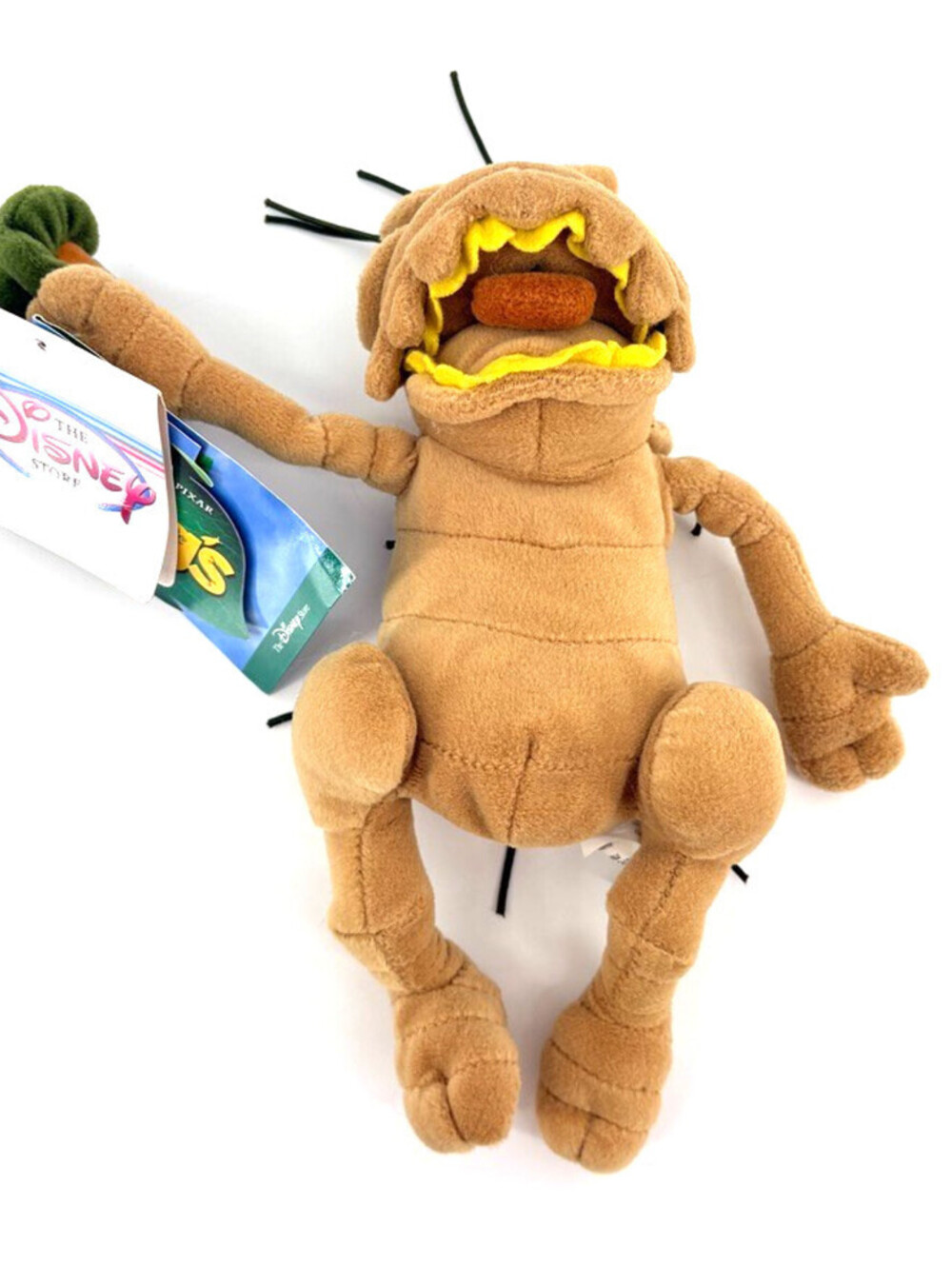 NWT 1998 Disney Store A Bugs Life Flea 8" Mini Bean Bag Plush Retired